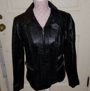 Women's leather jacket